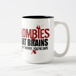 ZOMBIES EAT BRAINS ツートーンマグカップ