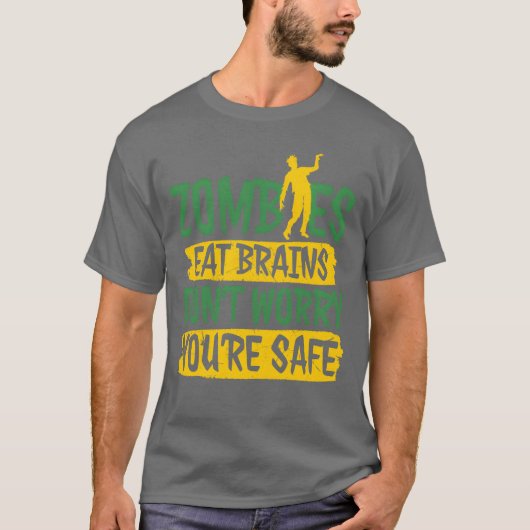 Zombies Eat Brains Dont Worry Youre Safe boy Tシャツ (正面)