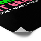 Zombies Eat Brains Don't Worry You're Safe Funny H ポスター (角)