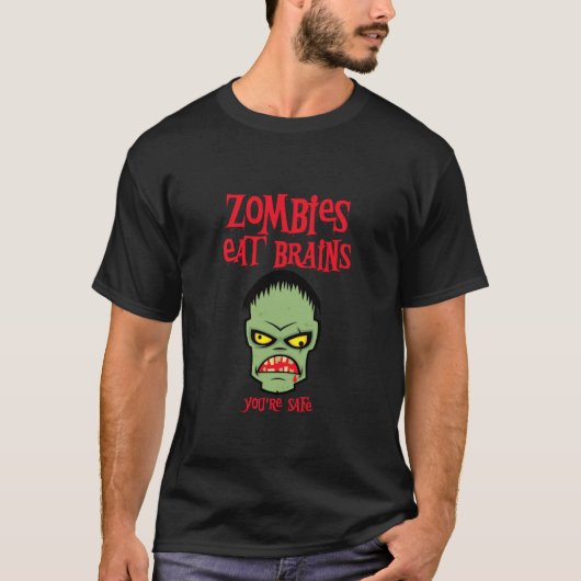 Zombies Eat Brains Tシャツ (正面)