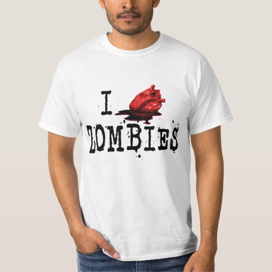 Zombies... i love tシャツ (正面)