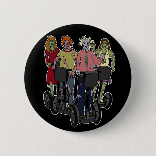 Zombies on Segways 2, button 缶バッジ (正面)