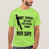 Zombies Only Attack People with Good Grammar Funny Tシャツ (正面)