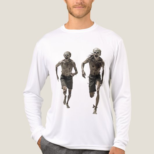 zombies running トライブレンドＴシャツ (正面)