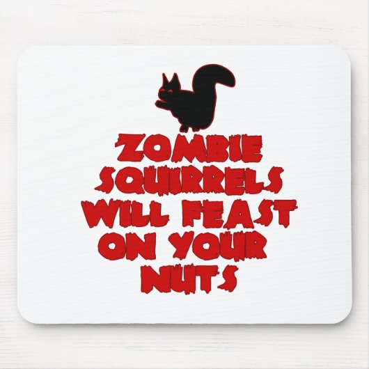 ZombieSquirrelpng マウスパッド (正面)
