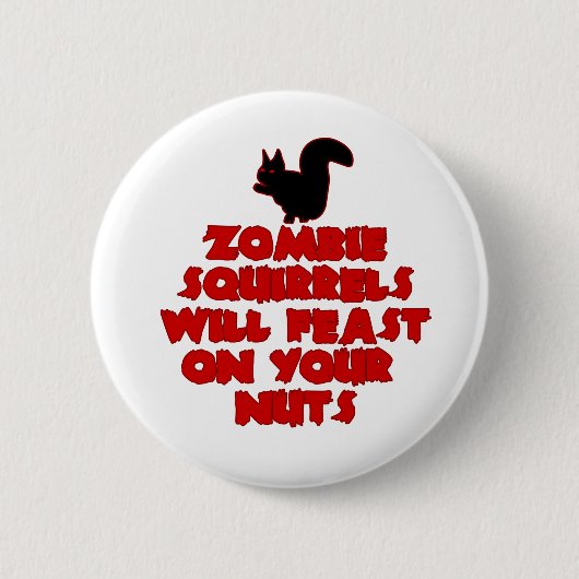 ZombieSquirrelpng 缶バッジ (正面)
