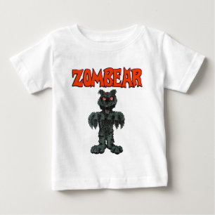 ZombieZ ZOMBEARの乳児のTシャツ ベビーTシャツ