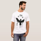 ZombiU ゾンビのディーのカラス記号 Tシャツ (正面フル)