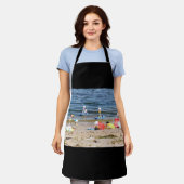 Zomer op het strand met de Fubby's エプロン (着用した状態)