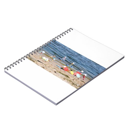 Zomer op het strand met de Fubby's  ノートブック (左側)