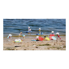 Zomer op het strand met de Fubby's ポスター