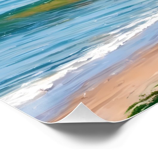 Zomerpicknick aan de Kust ポスター (コーナー)