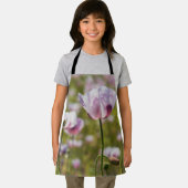 Zomers veld met  lila bloemen in bloei. エプロン (インサイチュ)