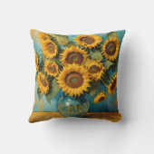 Zomerse Zonnebloemen クッション (裏面)