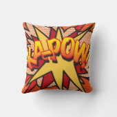 ZOMG KA-POWおもしろいレトロ漫画ブックアーポップ・アートのト クッション (裏面)
