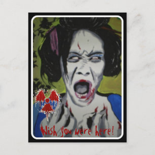 「ZomGeisha」はがき ポストカード