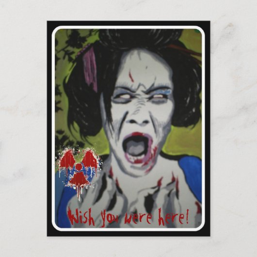 「ZomGeisha」はがき ポストカード (正面)