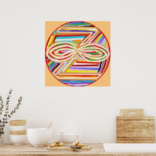 ZONAR – カルナ霊気記号 ポスター (キッチン)