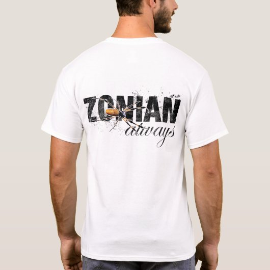 Zonian Always with Spider Tシャツ (裏面)