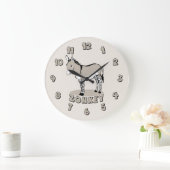 Zonkey ラージ壁時計 (ホーム)