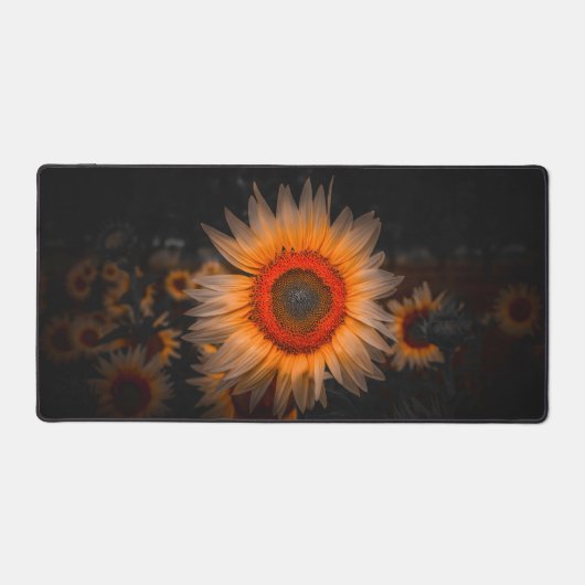 Zonnebloem in bloei デスクマット (正面)