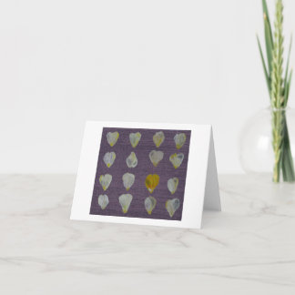 Zontaの黄色のバラの花びらのメッセージカード カード