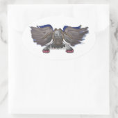 Zooテープのステッカーセット 楕円形シール (バッグ)