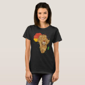 Zoo Animal Lion Africa Safari Animal Lion Tシャツ (正面フル)