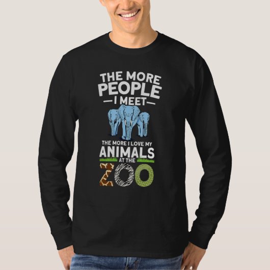 Zoo Animal   Zookeeper Tシャツ (正面)