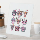 Zoo Animals Birthday Party Wildlife Lovers Boys Gi 台座サイン (インサイチュ)