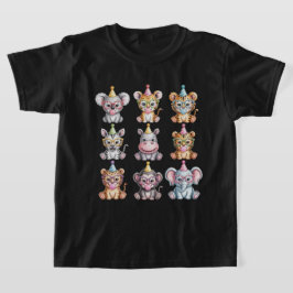 Zoo Animals Wildlife Birthday Party Zoo Day Tシャツ