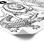 Zoo Art Coloring Art Zoo誕生日ワークシートActivi ポスター (角)