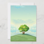 Zoo cartoon cute animals  招待状 (裏面)