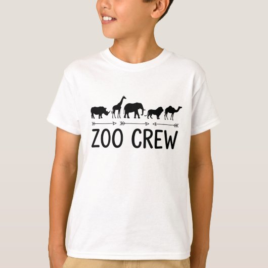 Zoo Crew おそろいファミリーTシャツ ママ 兄 Tシャツ (正面)