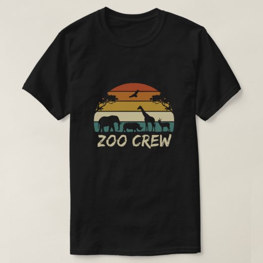 Zoo Crew おそろいファミリーTシャツ ママ 兄 Tシャツ (デザイン正面)