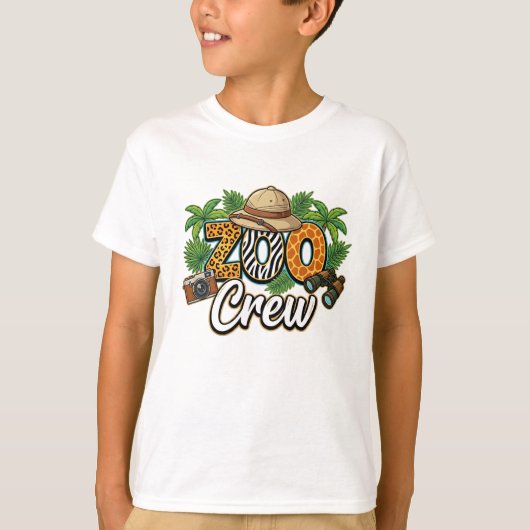Zoo Crew おそろいファミリーTシャツ ママ 兄 Tシャツ (正面)