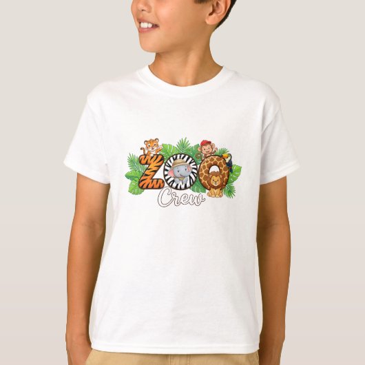 Zoo Crew お揃いファミリーグッズ ママ 兄弟 Tシャツ (正面)