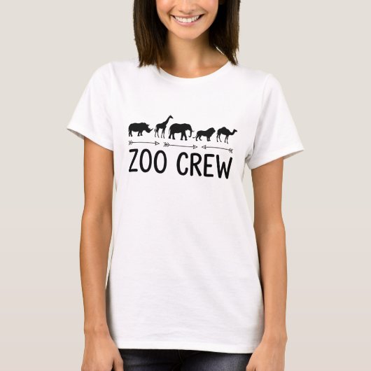 Zoo Crew お揃いファミリー ママ 兄弟 Tシャツ (正面)