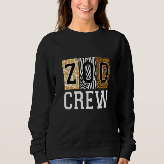 Zoo Crew Animal Print for Kids or Adults Zoo Group スウェットシャツ