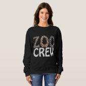 Zoo Crew Safari Zoologist Animals 1 スウェットシャツ (正面フル)
