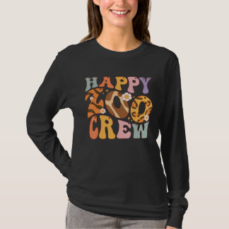 Zoo Day Family First Zoo Field Trip Groovy Wild Sa Tシャツ