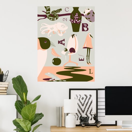 Zoo dream  ポスター (ホームオフィス)