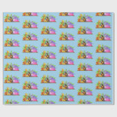 Zoo Friendsラッピング紙 ラッピングペーパー (フラット)