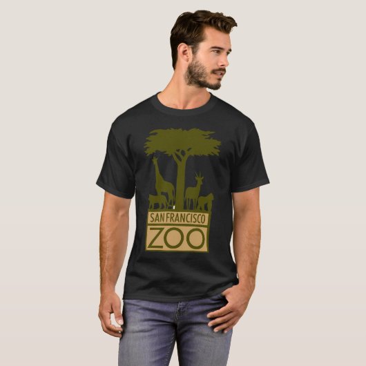 Zoo In San Franciscoロゴ1 Tシャツ (正面フル)