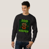 Zoo Keeper Funny Jungle Monkey Animal Lover Men Wo スウェットシャツ (正面フル)