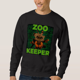 Zoo Keeper Funny Jungle Monkey Animal Lover Men Wo スウェットシャツ