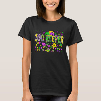 Zoo Keeper  Mardi Gras Carnival Party Women Men Tシャツ