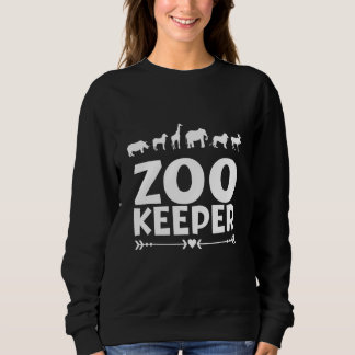 Zoo Keeper Wild Life Animal Halloween Jungle Safar スウェットシャツ