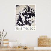 Zoo Penguin 1936 WPAを参照 ポスター (キッチン)