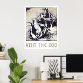 Zoo Penguin 1936 WPAを参照 ポスター (ホームオフィス)